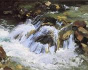 约翰 辛格 萨金特 : A Mountain Stream, Tyrol